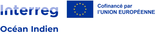 Logo Interreg Océan Indien et Union Européenne